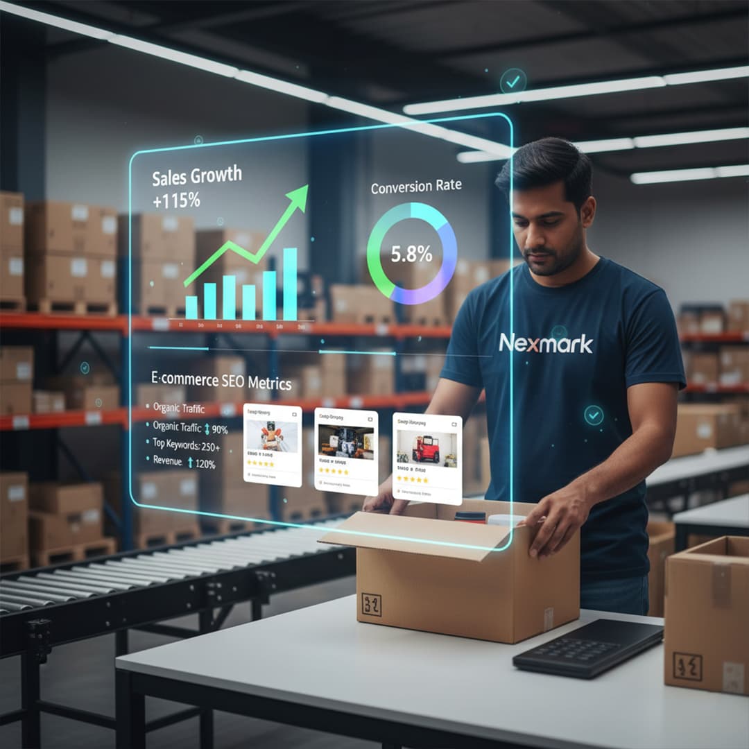 Nexmark drives traffic and sales for eCommerce retailers through targeted SEO and conversion-focused optimisation.